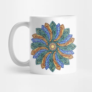 Taco Shell Mandala Mug